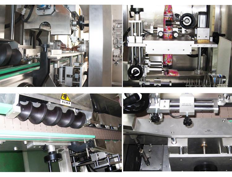 Otomatik Sıvı Su Suyu Çay İçecek PVC Kılıf Shrink Etiketleme Makinesi
