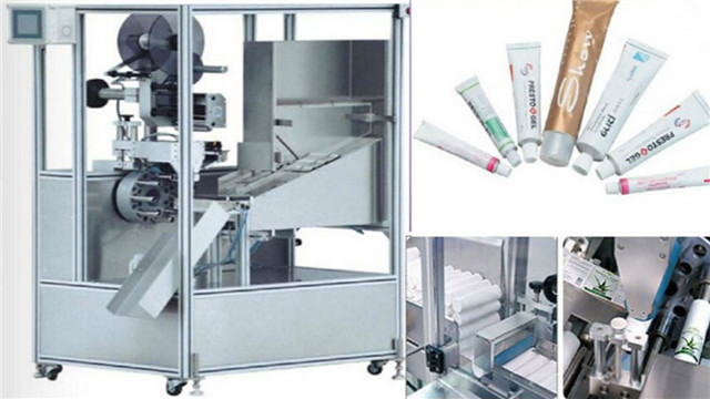 Pasta Krema Losyon Tüpleri İçin Otomatik Tüp Etiketleme Makinesi Detayları